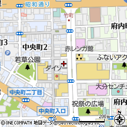 〒870-0035 大分県大分市中央町の地図