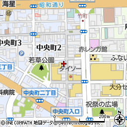 株式会社カガシヤ　リーガルシューズ大分店周辺の地図