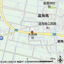 福岡県大川市道海島565周辺の地図