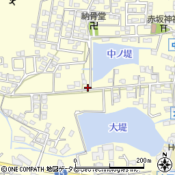 福岡県筑後市蔵数295-9周辺の地図