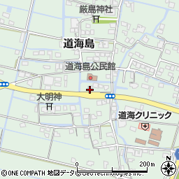福岡県大川市道海島557周辺の地図