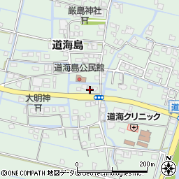 福岡県大川市道海島559周辺の地図