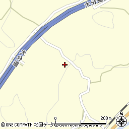 大分県玖珠郡九重町右田1631周辺の地図