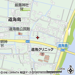 福岡県大川市道海島633周辺の地図