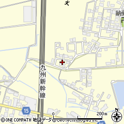 福岡県筑後市蔵数330周辺の地図