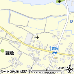 福岡県筑後市蔵数1012-22周辺の地図