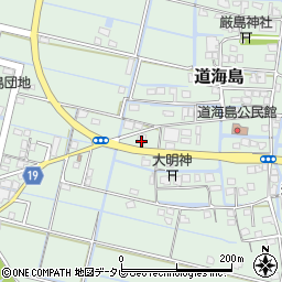 福岡県大川市道海島555周辺の地図