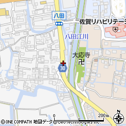 八田橋周辺の地図