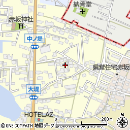 福岡県筑後市蔵数578-28周辺の地図