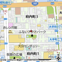 府内五番街周辺の地図