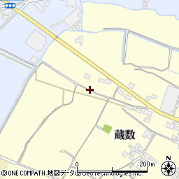福岡県筑後市蔵数998-2周辺の地図