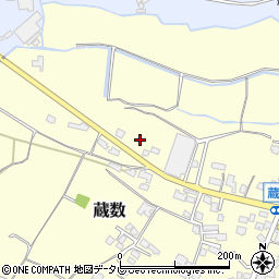 福岡県筑後市蔵数1007-1周辺の地図