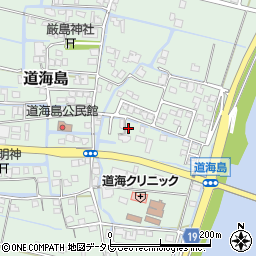 福岡県大川市道海島625周辺の地図