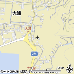 愛媛県宇和島市大浦163周辺の地図