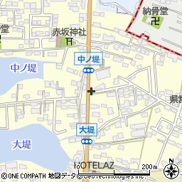 福岡県筑後市蔵数576-6周辺の地図