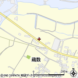 福岡県筑後市蔵数1005周辺の地図