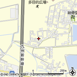 福岡県筑後市蔵数327-1周辺の地図