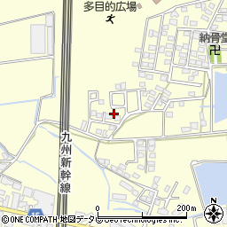 福岡県筑後市蔵数327周辺の地図