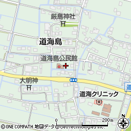 福岡県大川市道海島548周辺の地図