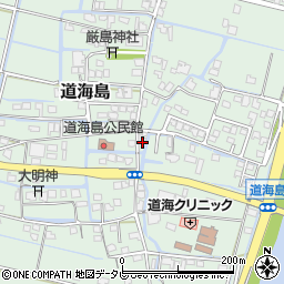 福岡県大川市道海島551周辺の地図