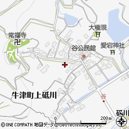 佐賀県小城市牛津町上砥川2158周辺の地図