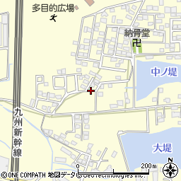 福岡県筑後市蔵数324-4周辺の地図