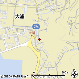 愛媛県宇和島市大浦170周辺の地図