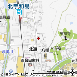 愛媛県宇和島市伊吹町1166周辺の地図