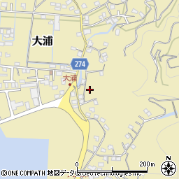 愛媛県宇和島市大浦171周辺の地図