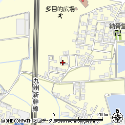 福岡県筑後市蔵数328-25周辺の地図