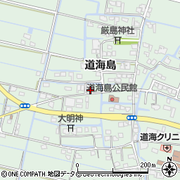福岡県大川市道海島526周辺の地図