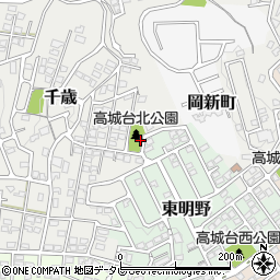 高城台北児童公園トイレ周辺の地図