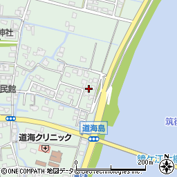 福岡県大川市道海島265周辺の地図
