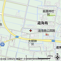 福岡県大川市道海島523周辺の地図