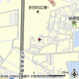 福岡県筑後市蔵数328-24周辺の地図