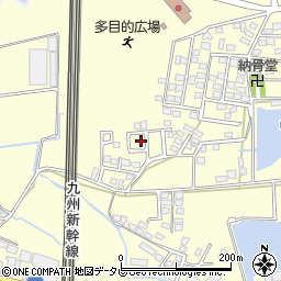 福岡県筑後市蔵数328-23周辺の地図