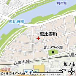 大分県大分市恵比寿町周辺の地図