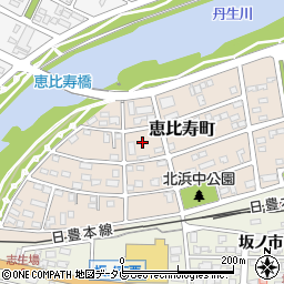 大分県大分市恵比寿町周辺の地図