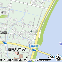 福岡県大川市道海島264周辺の地図