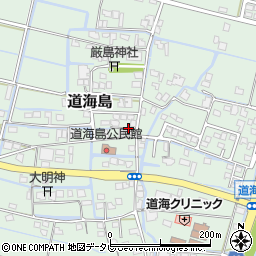 福岡県大川市道海島499周辺の地図