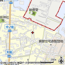 福岡県筑後市蔵数571-37周辺の地図