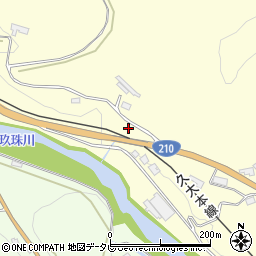 大分県玖珠郡九重町右田2220周辺の地図