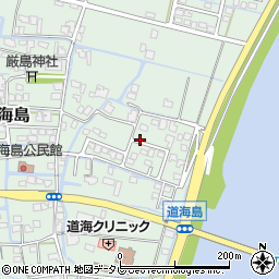 福岡県大川市道海島271周辺の地図