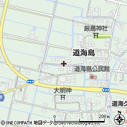 福岡県大川市道海島503周辺の地図