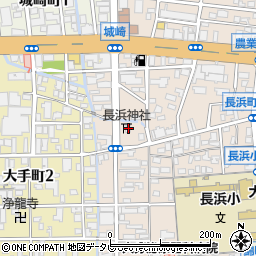 長浜神社周辺の地図