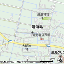 福岡県大川市道海島505周辺の地図
