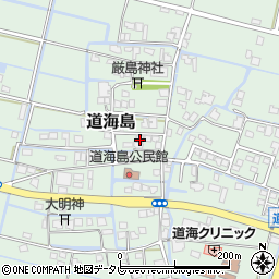 福岡県大川市道海島497周辺の地図