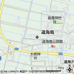 福岡県大川市道海島504周辺の地図
