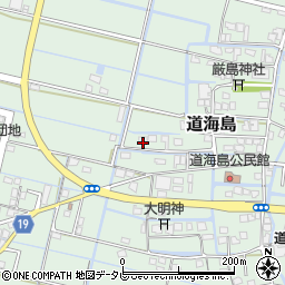 福岡県大川市道海島501周辺の地図