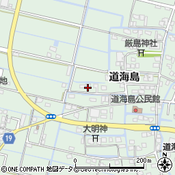 福岡県大川市道海島502周辺の地図
